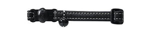 Cat Collar Elk Black, Leather  Pack Of 3 | Hunter