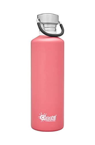 CHEEKI 750ml Stainless Steel Leak Proof Water Bottle (Dusty Pink)