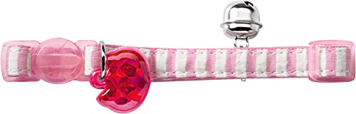 Cat-Collar Cotton Stripes Light-Pink  Pack Of 3 | Hunter
