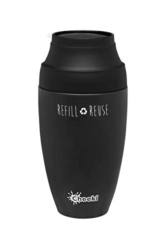 Cheeki Unisex's Stainless Steel Coffee Mug 350 ml Capacity, Chocolate, 350ml