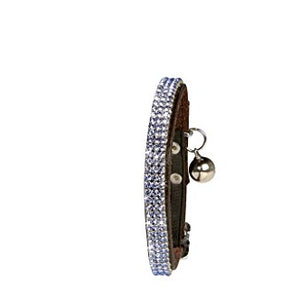 Cat Collar Cristal Princesse Brown