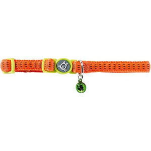 Cat Collar Turin Nylon Orange With Stripes  Pack Of 3 | Hunter