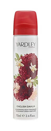 Yardley London English Dahlia Body Spray, 75 ml