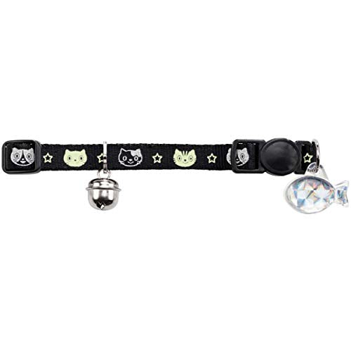 Cat Collar Krokom Nylon, Black  Pack Of 3 | Hunter