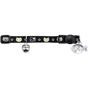 Cat Collar Krokom Nylon, Black  Pack Of 3 | Hunter