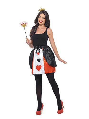 Smiffy's 47310 Wonderland Queen Kit, Womens, Red, X-Small - Large, UK 06-18