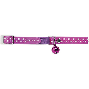 Cat Collar Preston Rubber Violett  Pack Of 3 | Hunter