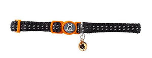 Cat Collar Turin Nylon Black With Stripes  Pack Of 3 | Hunter