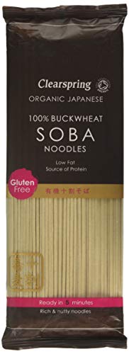 Clearspring Organic Japanese 100 percent Buckwheat Soba Noodles, 200g