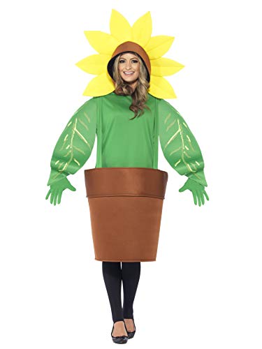 Smiffy's Adult Sunflower Costume multicoloured One Size