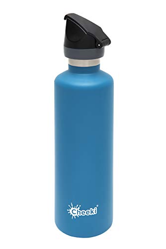 CHEEKI 600ml Double Wall Stainless Steel Leak Proof Insulated Water Bottle With Life Time Warranty (Topaz)