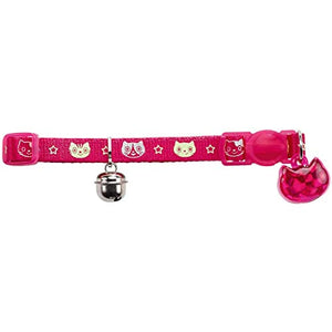 Cat Collar Krokom Nylon, Pink  Pack Of 3 | Hunter