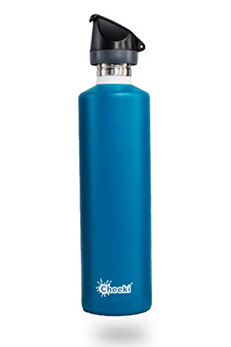 CHEEKI 1 Litre BPA Free Stainless Steel Leak Proof Sports Water Bottle (Topaz)