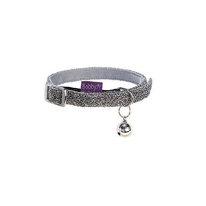 Cat Collar Disco Silver Size Xs