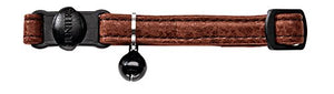 Cat Collar Cody Bison Leather, Cognac  Pack Of 3 | Hunter