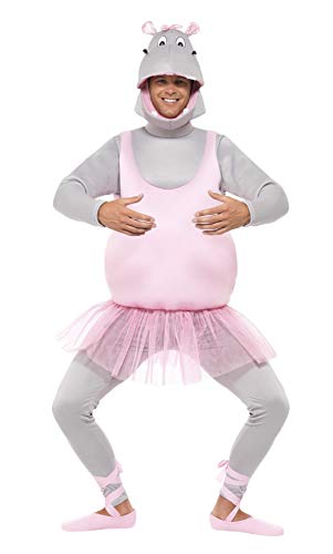 Smiffy's 43393 – Ballerina Hippo Costume with Top Trousers Hat and Shoe Covers