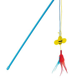 Cat Toy Crackle Teaser - Bee 45Cm  Pack Of 6 | Hunter