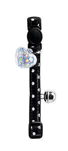 Cat-Collar Glossy Dots Black  Pack Of 3 | Hunter