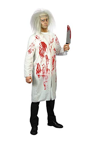 Doctor's Coat with Blood, White and Red