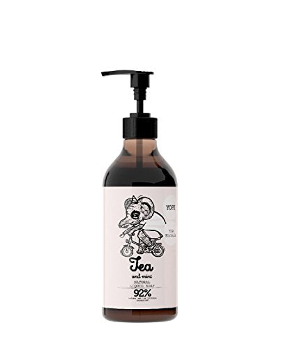 Yope Natural Liquid Hand Soap Green Tea and Mint 500ml Paraben FREE