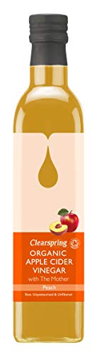 Clearspring Organic Peach Apple Cider Vinegar with The Mother, 500g