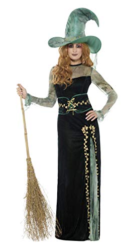 Smiffy's 45111S Deluxe Emerald Witch Costume (Small)