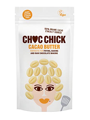 CHOC Chick Organic Raw Cacao Butter 100g (Pack of 2)