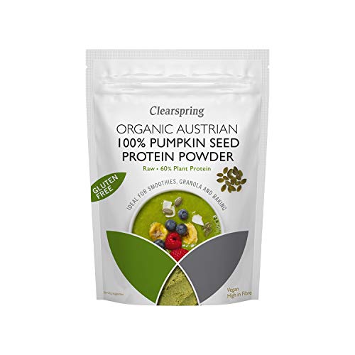 Clearspring Organic 100 Percent Pumpkin Seed Protein Powder, 350g