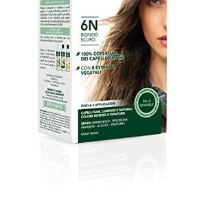 Herbatint Permanent Herbal Hair Colour Gel, 6N Dark Blonde, 150 ml