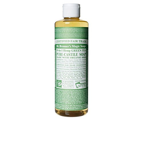 Dr Bronner Org Green Tea Castile Liq Soap 472ml X 2 (Pack of 2)