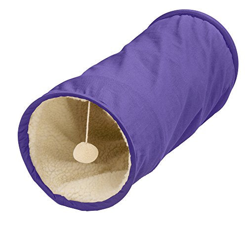 Cat Tube 26X60 Cm Purple/Plush Beige | Hunter