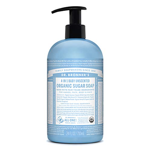 Dr. Bronner's Organic 4-in-1 Shikakai Baby Unscented Hand Soap