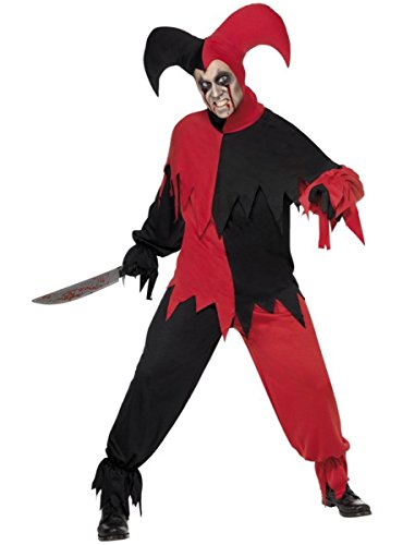 Dark Jester Fancy Dress Costume (adult size) - Medium
