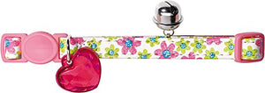 Cat Collar Spring Artificial Leather Light Pink, Safety Click  Pack Of 3 | Hunter