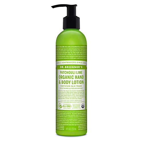 Dr Bronner's 8oz/ 237ml Organic Patchouli Lime Lotion