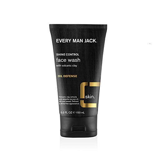 Every Man Jack Shine Control Face Wash with Volcanic Clay 150ml