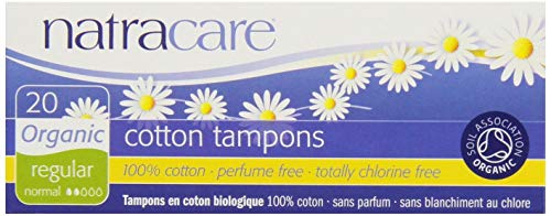 Natracare Tampons Non-Applicator Regular 20 Ct, Set of 4