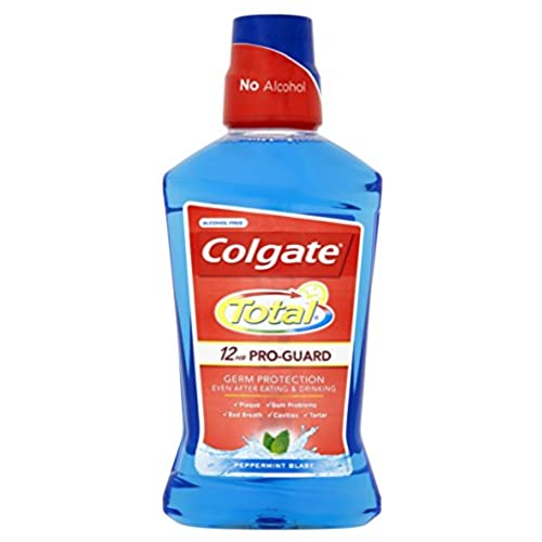 Colgate Total Peppermint Blast Mouthwash, 500 ml