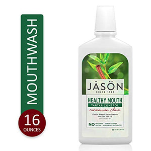 Jason Healthy Mouth 473ml Tartar Control Cinnamon Clove Mouthwash
