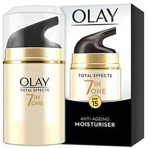 Olay Total Effects 7-In-1 Anti-Ageing Moisturiser With Spf15, Niacinamide, Vitamin C And E, 50 Ml