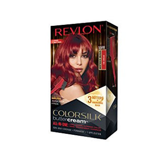 REVLON COLORSILK COLOR CREAM HAIR WITHOUT AMMONIACIA with 55RR RED INTENSIVE VIDO