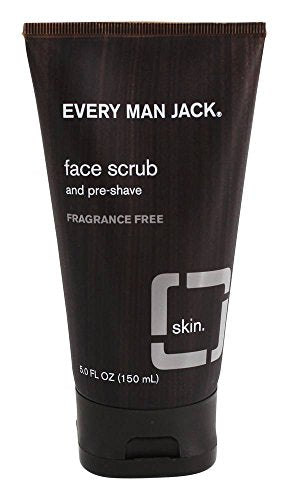 EVERY MAN JACK SCRUB FACE FRGNCE FREE, 5 OZ