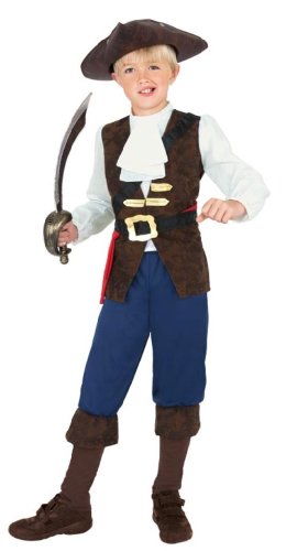 Pirate Jack Boy Top, Trousers and Belt - Medium