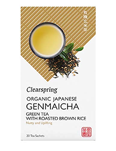 Clearspring Organic Japanese Genmaicha Tea 20 Bags (Pack of 3)