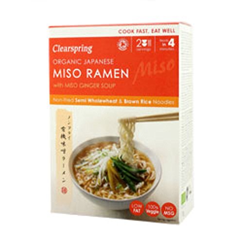 Clearspring Organic Miso Ramen Noodles with Miso Ginger Soup - 170g