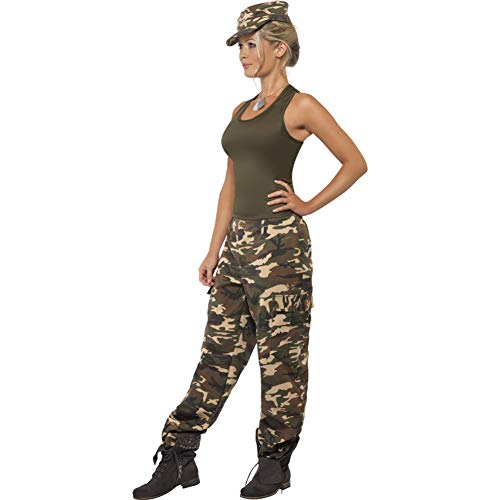 Smiffy's 35457XS 'Hang Khaki Camo Costume Female includes Vest and Pants