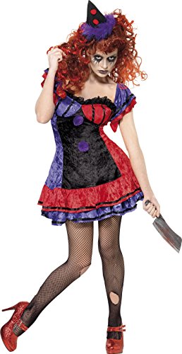 Fancy Dress Halloween Costume - Cirque Sinister - Bo Bo The Clown - Small - 8 / 10