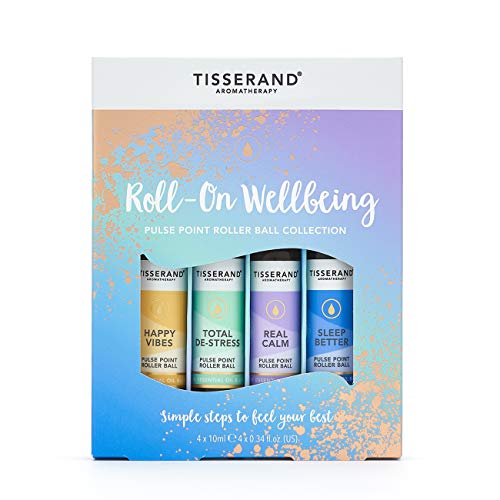 Tisserand Aromatherapy Roll-On Wellbeing Roller Ball Collection, 164 g