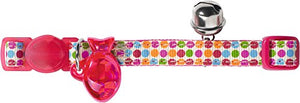 Cat Collar Seventies Nylon Pink  Pack Of 3 | Hunter