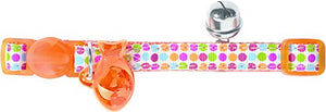 Cat Collar Seventies Nylon Orange  Pack Of 3 | Hunter